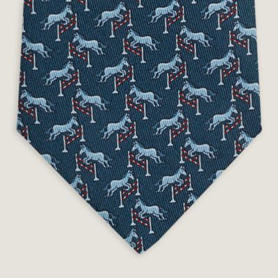 Petales tie - Blue | Hermès USA